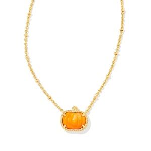 KENDRA SCOTT Pumpkin Short Pendant Necklace